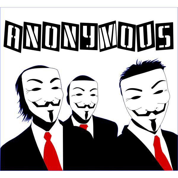 SVG Anonymous people