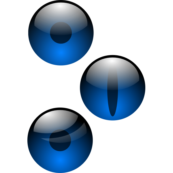 SVG Anonymous three eyes 007fff