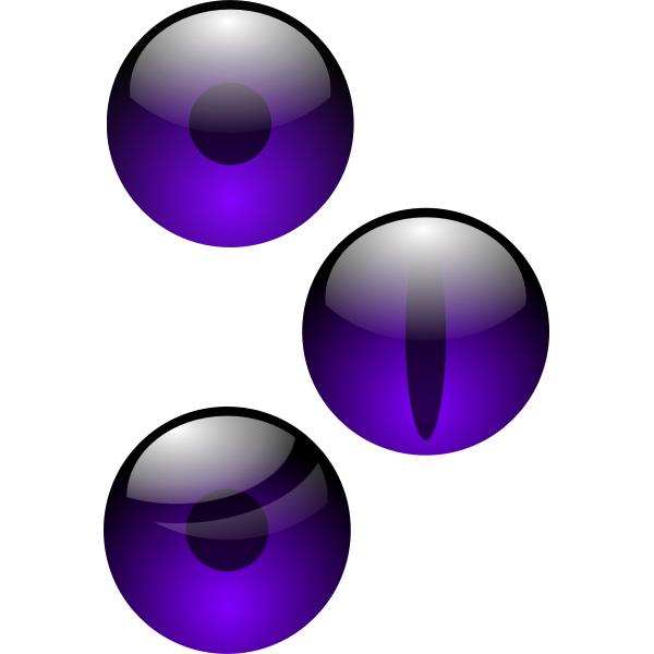 SVG Anonymous three eyes 7f00ff