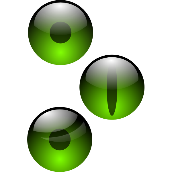 SVG Anonymous three eyes 7fff00