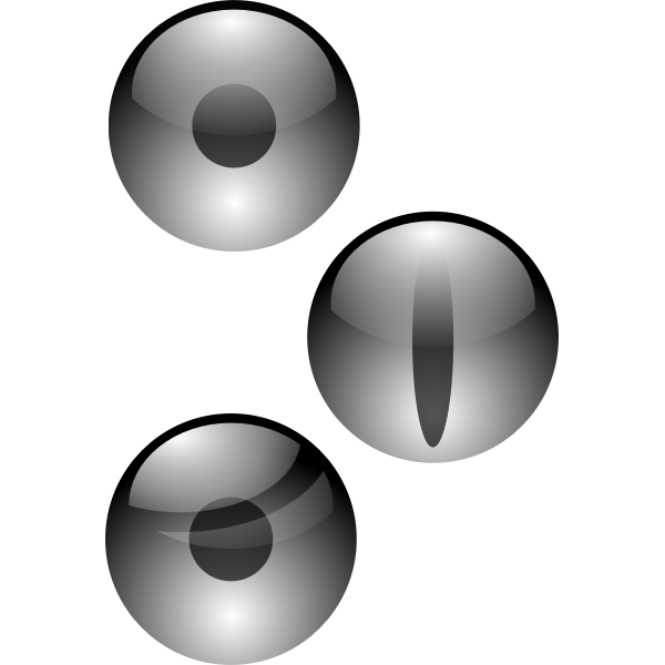 SVG Anonymous three eyes ffffff