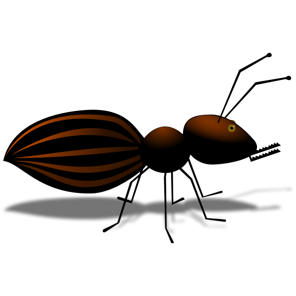 SVG Ant Cartoon Style