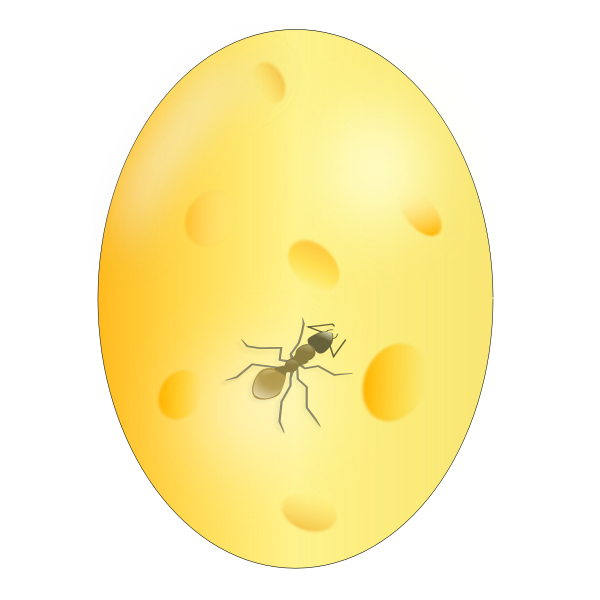 SVG Ant in Amber