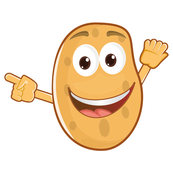 SVG Anthropomorphic Potato