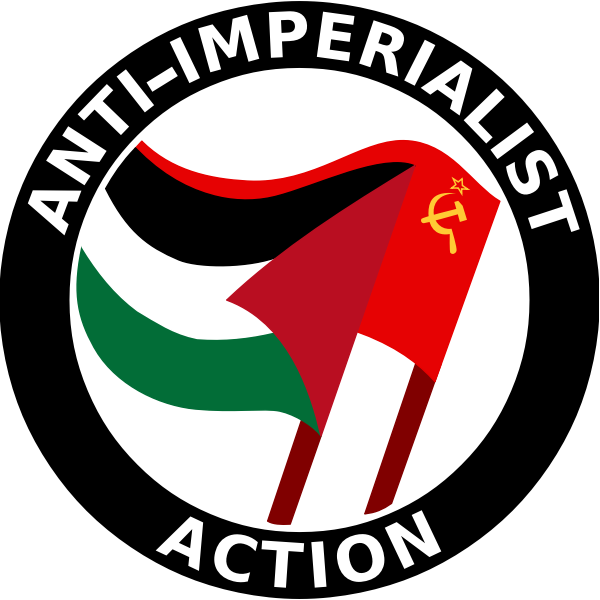 SVG Anti-imperialist action clip art