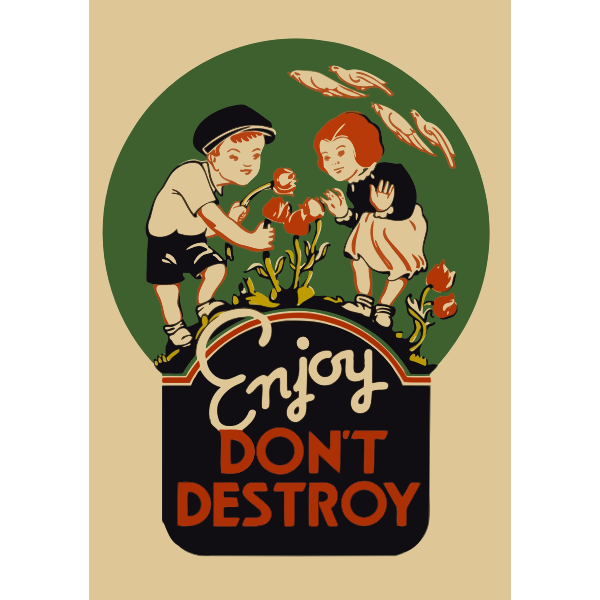 SVG Anti-vandalism poster