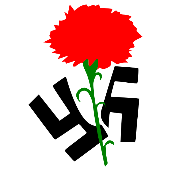 SVG Antifascist carnation