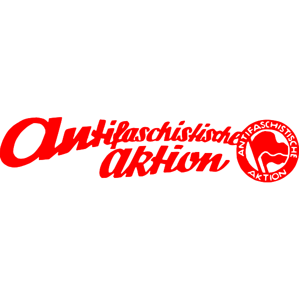 SVG Antifascist movement logo in Germany vector illustration