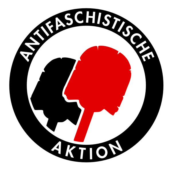 SVG Antifascist toilet brush sign vector clip art