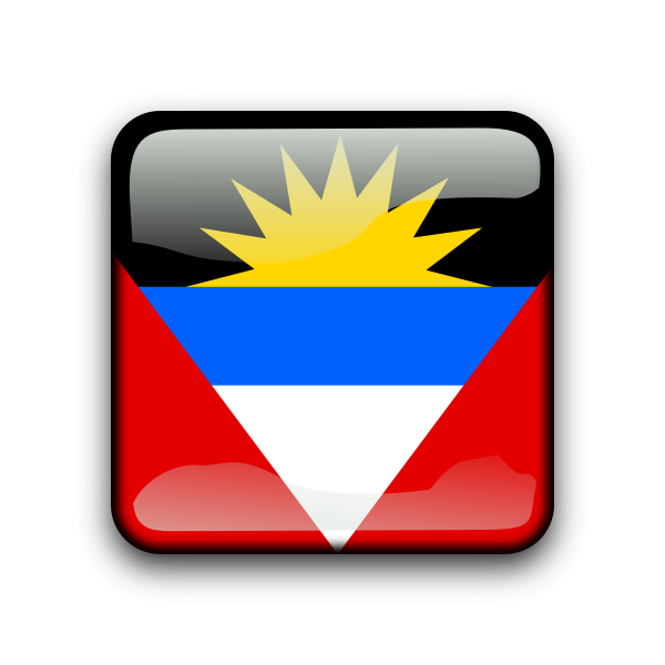 SVG Antigua and Barbuda flag button
