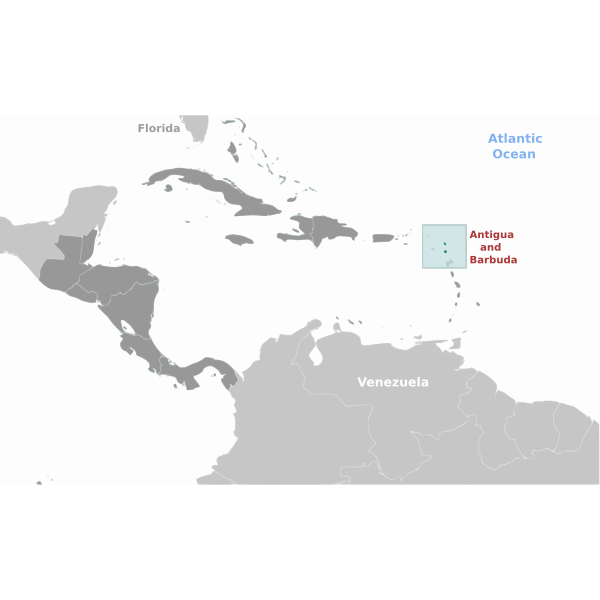 SVG Antigua and Barbuda location image