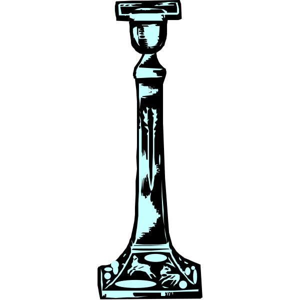 SVG Antique candleholder