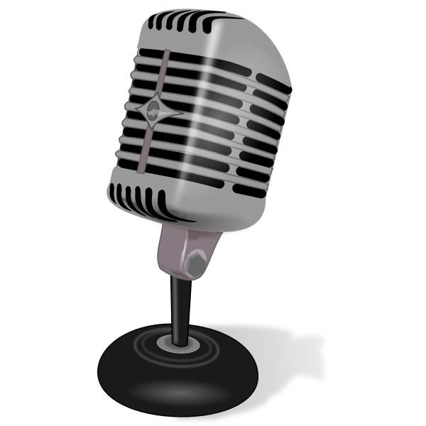 SVG Antique mic
