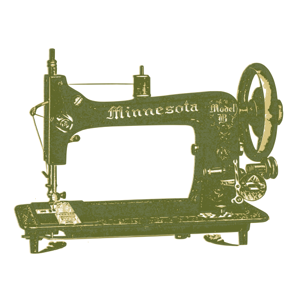 SVG Antique sewing machine
