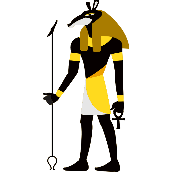 SVG Anubis in colors