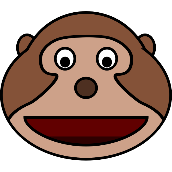 SVG Ape039s face