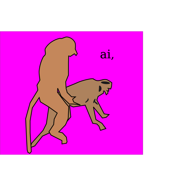 SVG Apes copulating