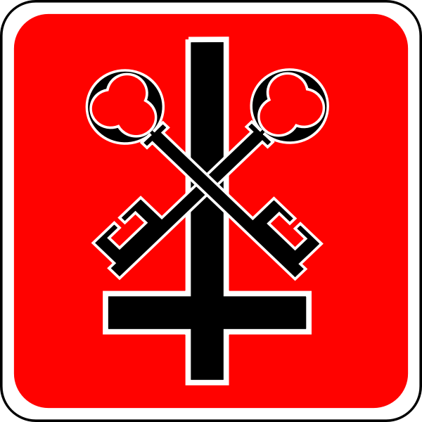 SVG Apostle Peter symbol color image