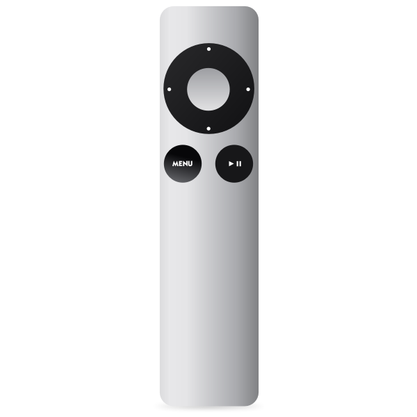 SVG Apple remote vector illustration