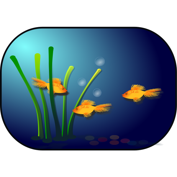 SVG Aquarium vector image