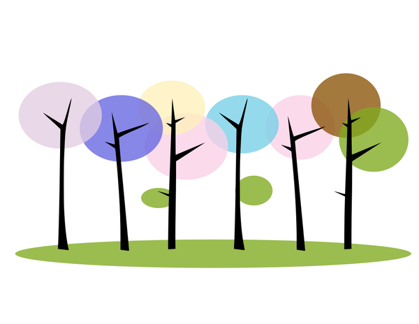 SVG Arboles Colores