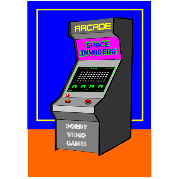 SVG Arcade video games machine