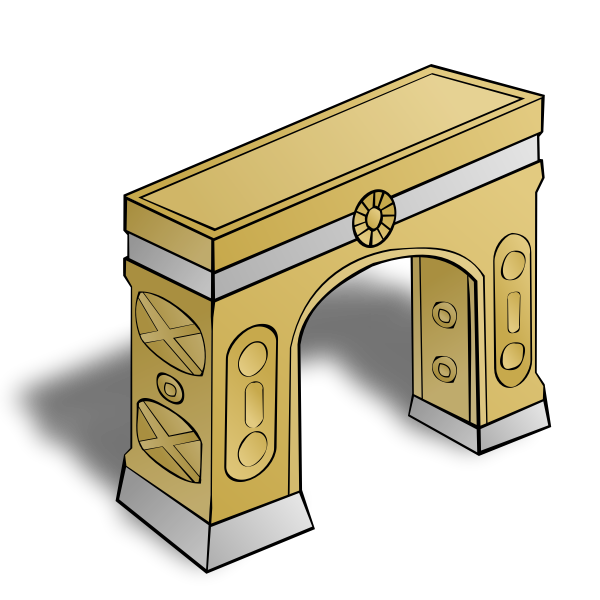 SVG Arch vector image
