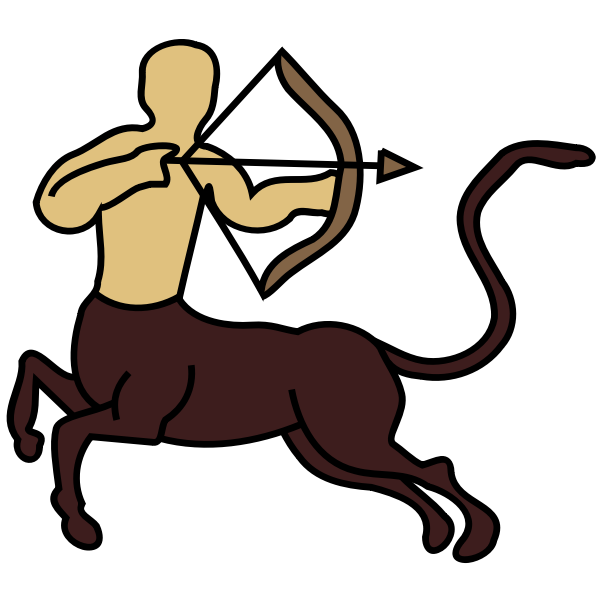 SVG Archer color clip art