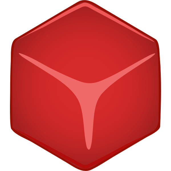 SVG Architetto -- Cubo rosso