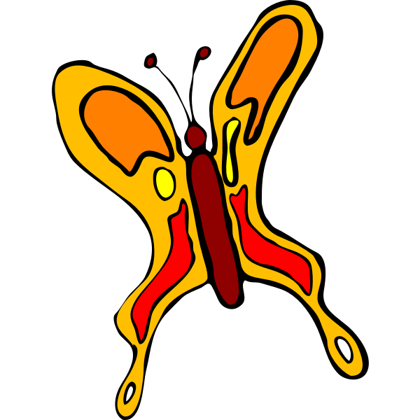 SVG Architetto -- Farfalla semplice
