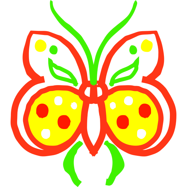 SVG Architetto -- Farfalla stilizzata
