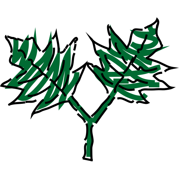 SVG Architetto -- Foglie verdi