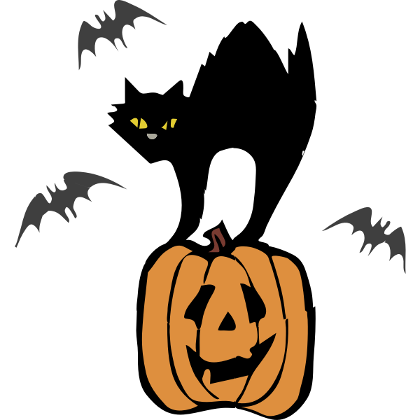 SVG Architetto -- Gatto nero