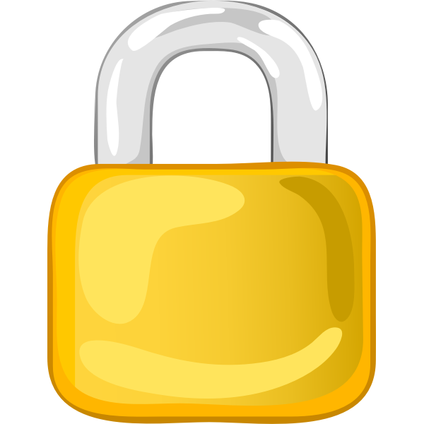 SVG Architetto -- lucchetto ottone