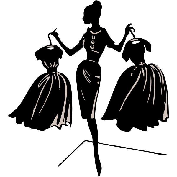 SVG Architetto -- silouette donna vesti