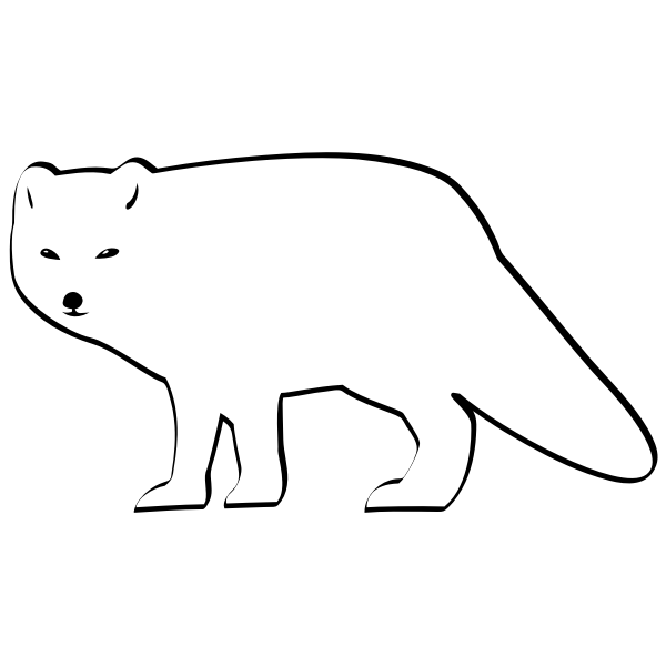 SVG Arctic Fox