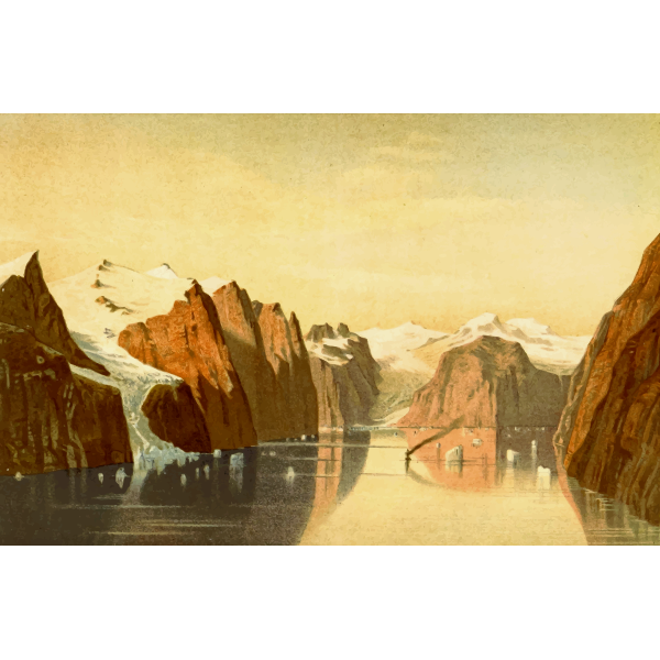 SVG Arctic scene