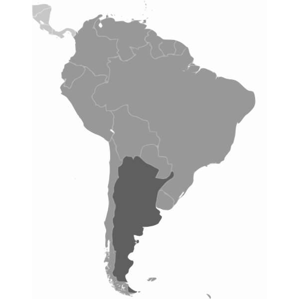 SVG Argentina map