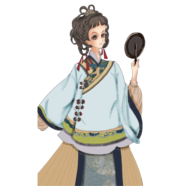 SVG Aristocratic Chinese lady