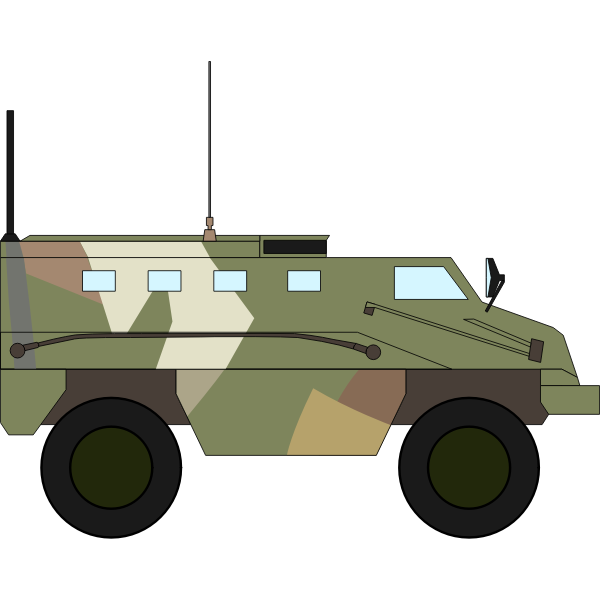 SVG Armored military vehicle