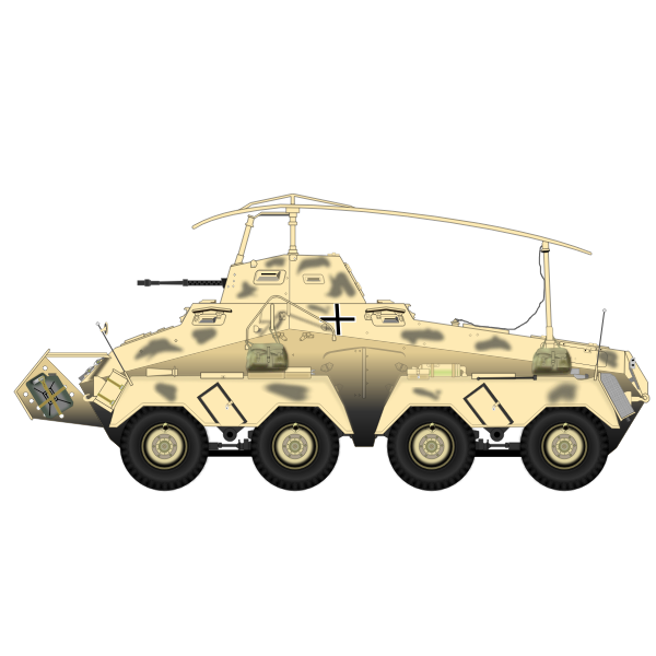 SVG Armored vehicle vector image