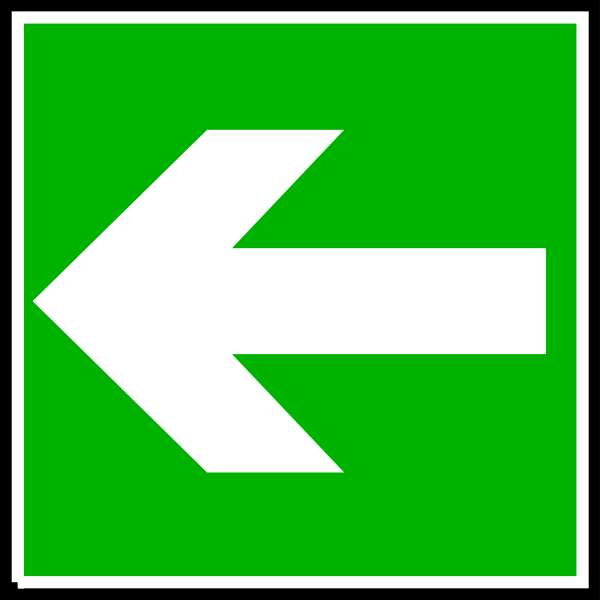 SVG Arrow left direction
