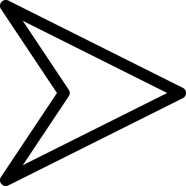 SVG Arrow pointer right vector clip art