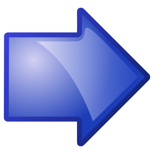 SVG Arrow pointing right vector clip art