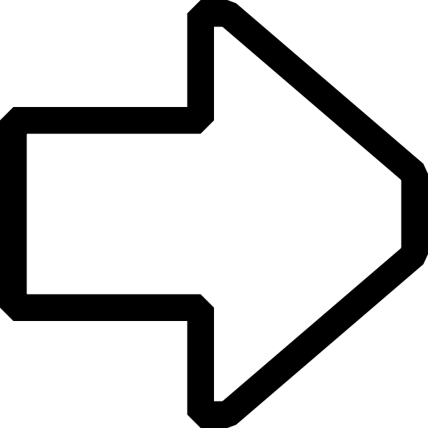 SVG Arrow pointing right vector image