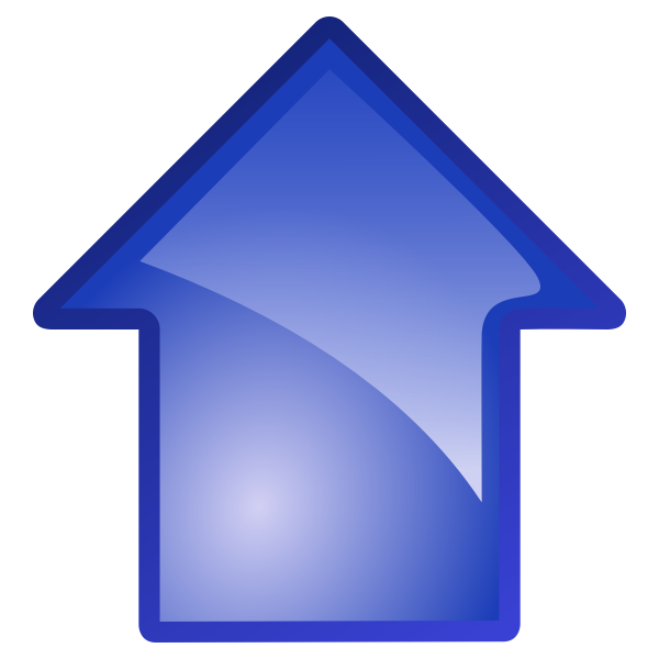 SVG Arrow pointing up vector image