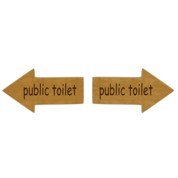 SVG arrow public toilet 02
