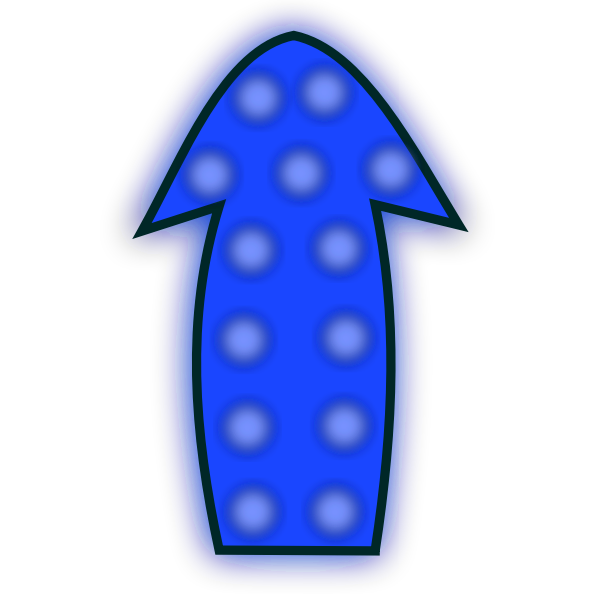 SVG Arrow set Blur