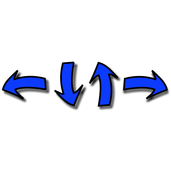 SVG Arrow set Comic