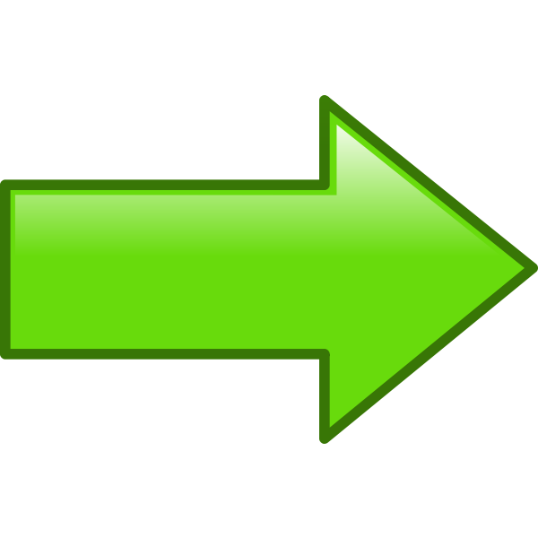 SVG Arrow simple way green